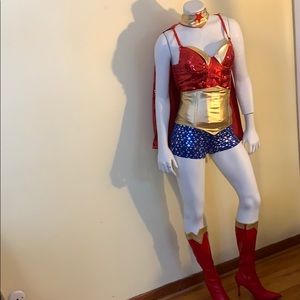 Super hero costume wonder women
